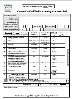 Updated Caries Risk Assessment Tool - 2022